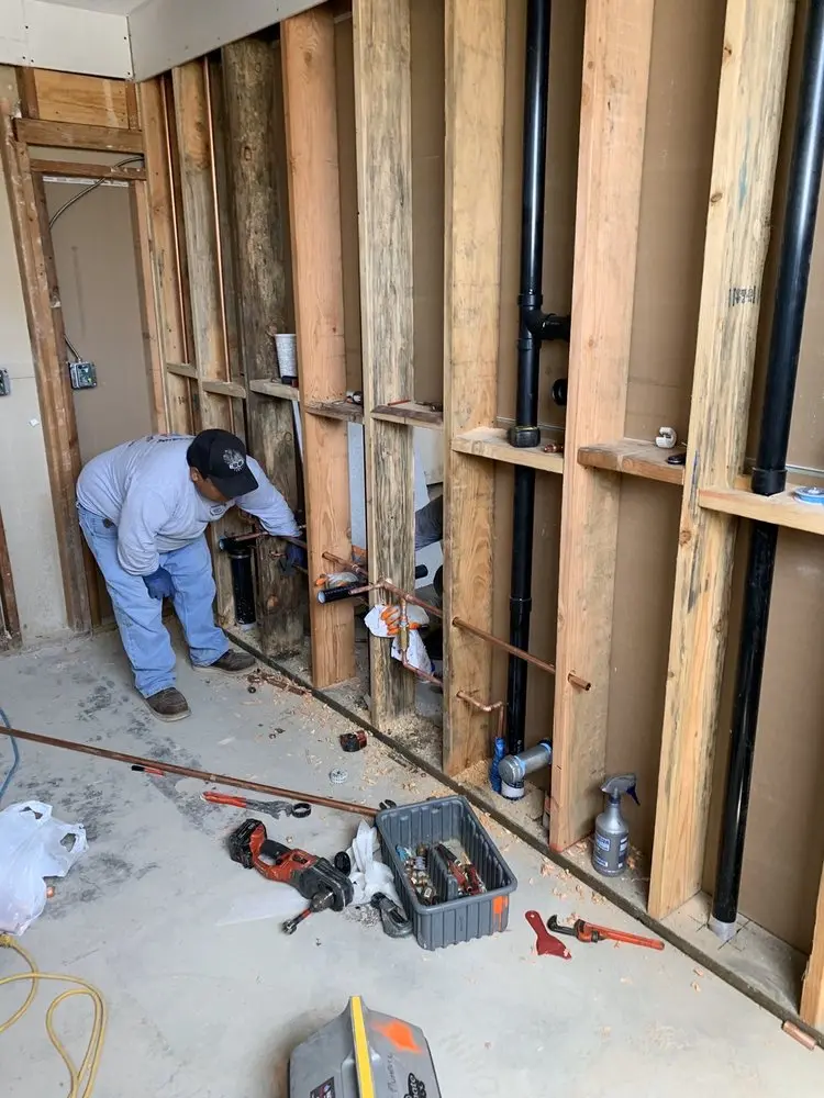 Commercial rough-in plumbing for Gas Line Repair in Westbrooke-Heritage
